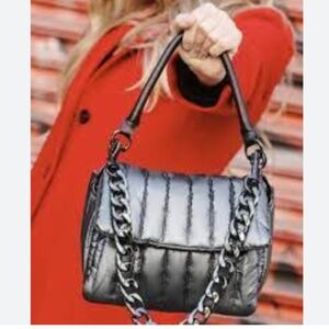 Think Roylyn Pewter Bar Bag
